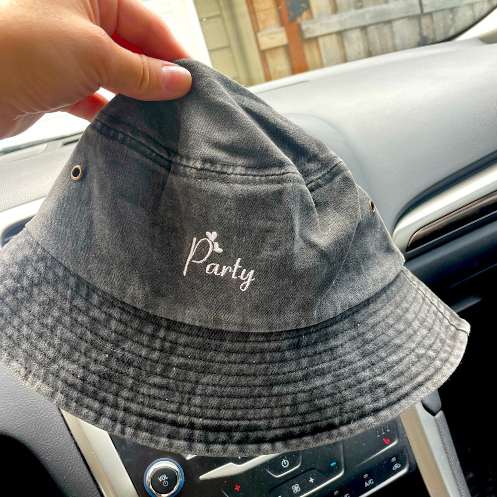 “Party” bucket hat